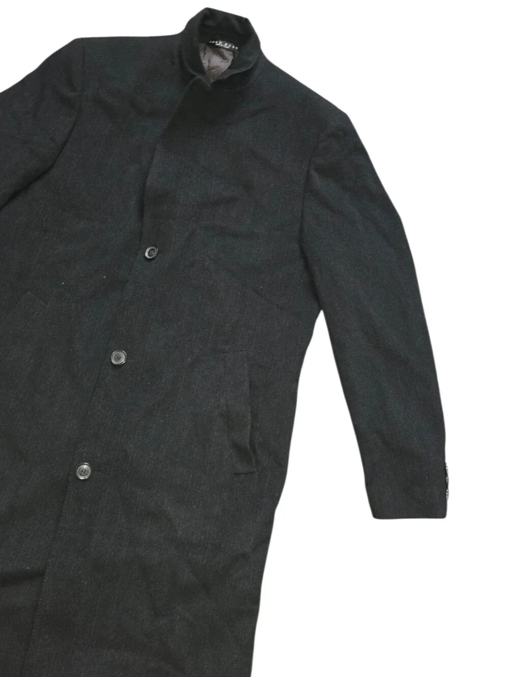 Hugo Boss Stratus Dark Wool/Cashmere Trench Coat